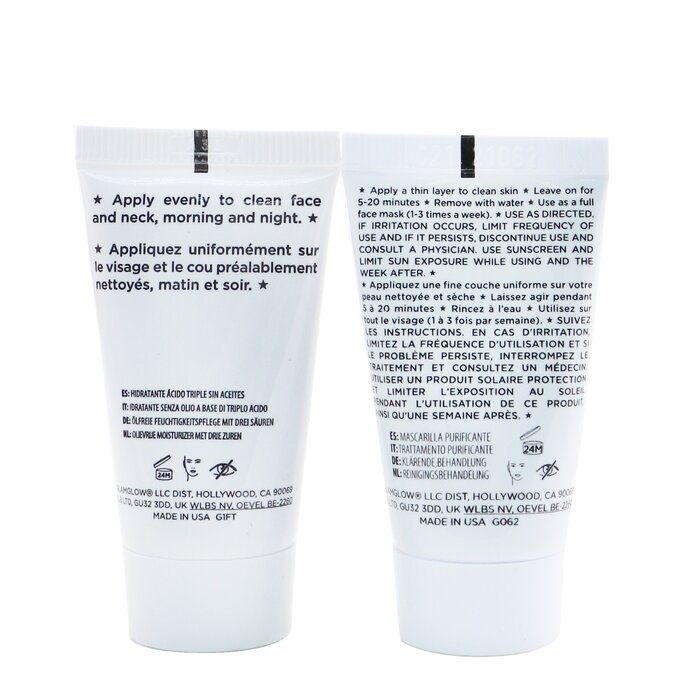 Pore-clearing & Minimizing Set: Supermud Clearing Treatment 15g + Superwatergel Moisturizer 15ml - 2pcs