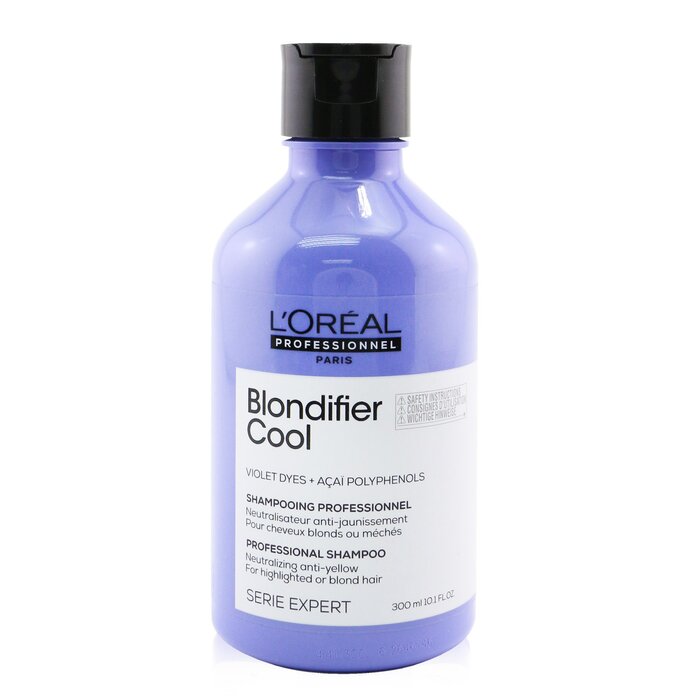Professionnel Serie Expert - Blondifier Cool Violet Dyes +acai Polyphenols Neutralizing Shampoo (for Highlighted  Or Blonde Hair) - 300ml/10.1oz