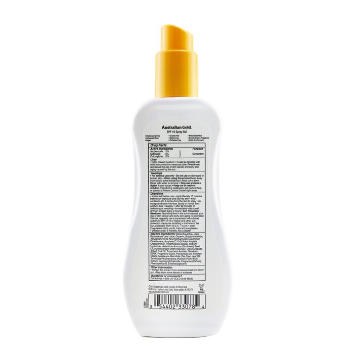 Spray Gel Sunscreen Spf 15 (ultimate Hydration) - 237ml/8oz