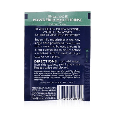 Single Dose Powdered Mouthrinse - No Alcohol/sugar (box Slightly Damaged) - 60x1.7g/0.06oz