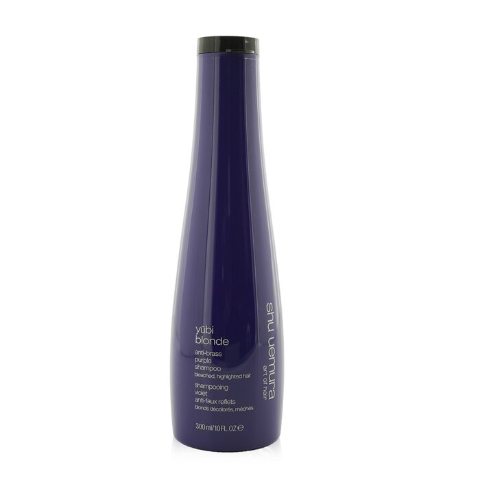 Yubi Blonde Anti-brass Purple Shampoo - Bleached, Highlighted Blondes - 300ml/10oz