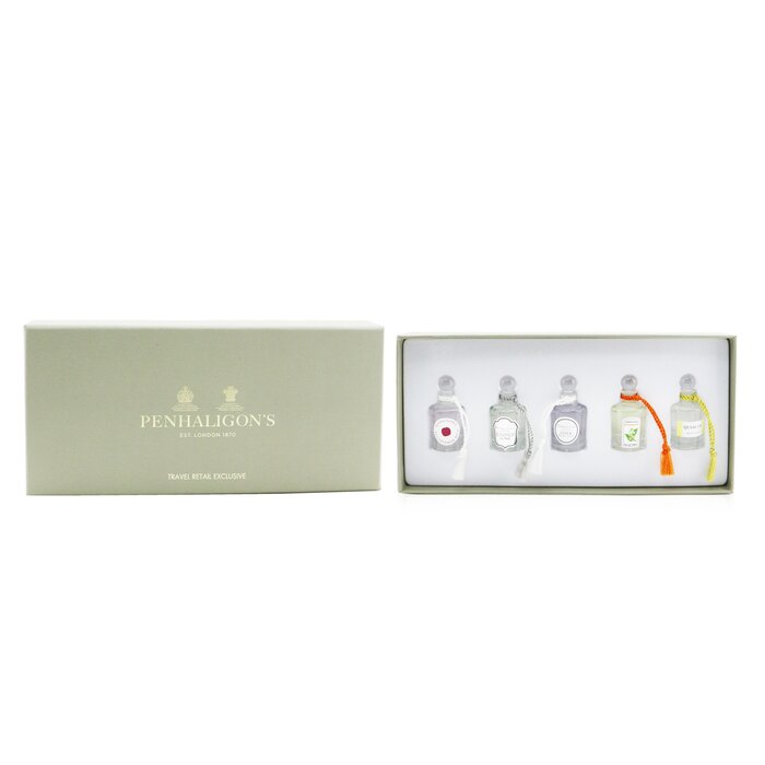 Travel Retail Exclusive Coffret: Elisabethan Rose, Orange Blossom, Luna, Quercus, Juniper Sling - 5x5ml/0.17oz