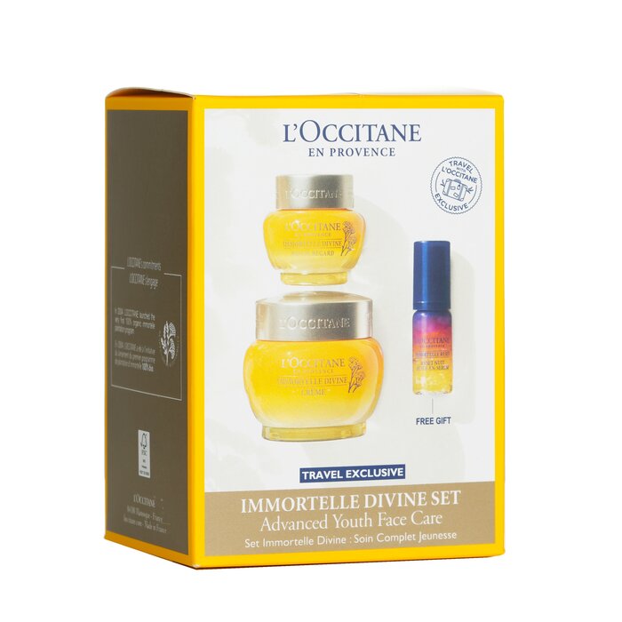 Immortelle Divine Set: Cream 50ml + Eye Balm 15ml + Overnight Reset Oil-in-serum 5ml - 3pcs