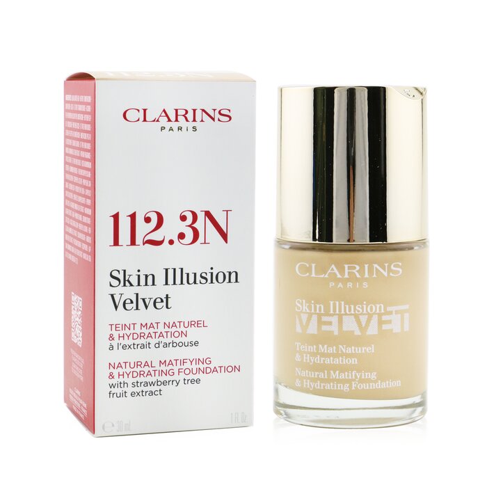 Skin Illusion Velvet Natural Matifying & Hydrating Foundation - # 112.3n Sandalwood - 30ml/1oz