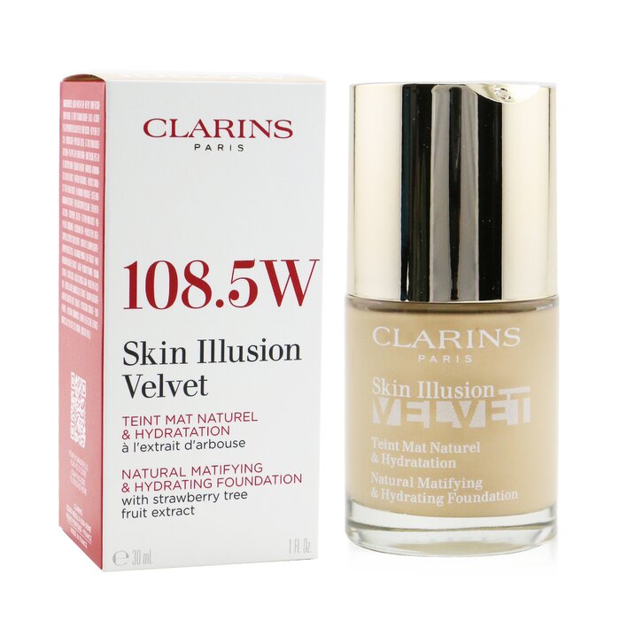 Skin Illusion Velvet Natural Matifying & Hydrating Foundation - # 108.5w Cashew - 30ml/1oz