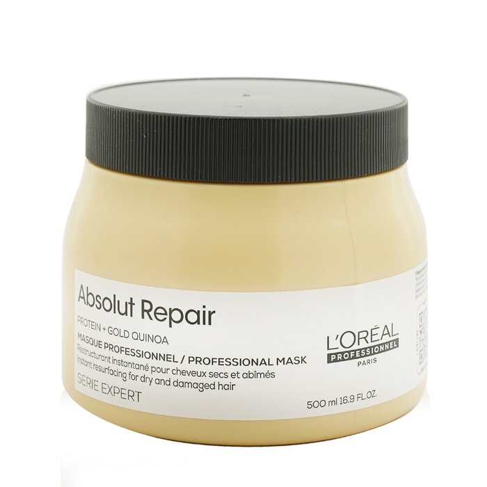 Professionnel Serie Expert - Absolut Repair Gold Quinoa + Protein Instant Resurfacing Mask (for Dry And Damaged Hair) - 500ml/16.9oz