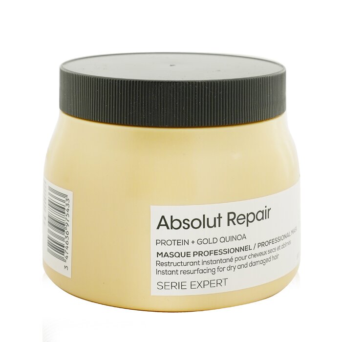 Professionnel Serie Expert - Absolut Repair Gold Quinoa + Protein Instant Resurfacing Mask (for Dry And Damaged Hair) - 500ml/16.9oz