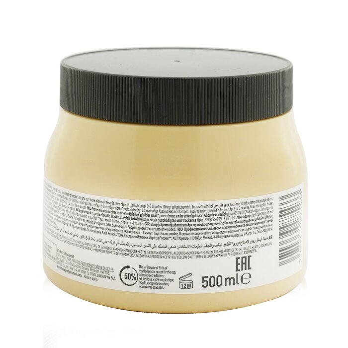 Professionnel Serie Expert - Absolut Repair Gold Quinoa + Protein Instant Resurfacing Mask (for Dry And Damaged Hair) - 500ml/16.9oz