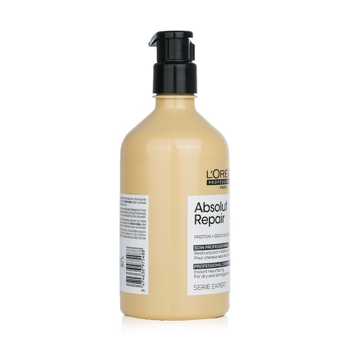 Professionnel Serie Expert - Absolut Repair Protein + Gold Quinoa Instant Resurfacing Conditioner (for Dry & Damaged Hair) - 500ml/16.9oz