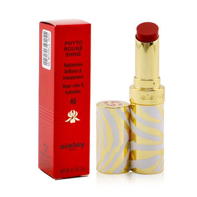 Phyto Rouge Shine Hydrating Glossy Lipstick - # 40 Sheer Cherry - 3g/0.1oz