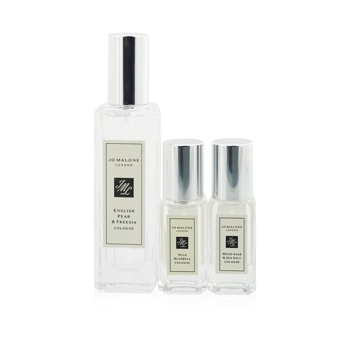 English Pear & Freesia Cologne Collection: English Pear & Freesia 30ml, Wild Bluebell 9ml, Wood Sage & Sea Salt 9ml - 3pcs