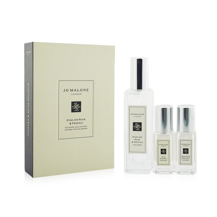 English Pear & Freesia Cologne Collection: English Pear & Freesia 30ml, Wild Bluebell 9ml, Wood Sage & Sea Salt 9ml - 3pcs