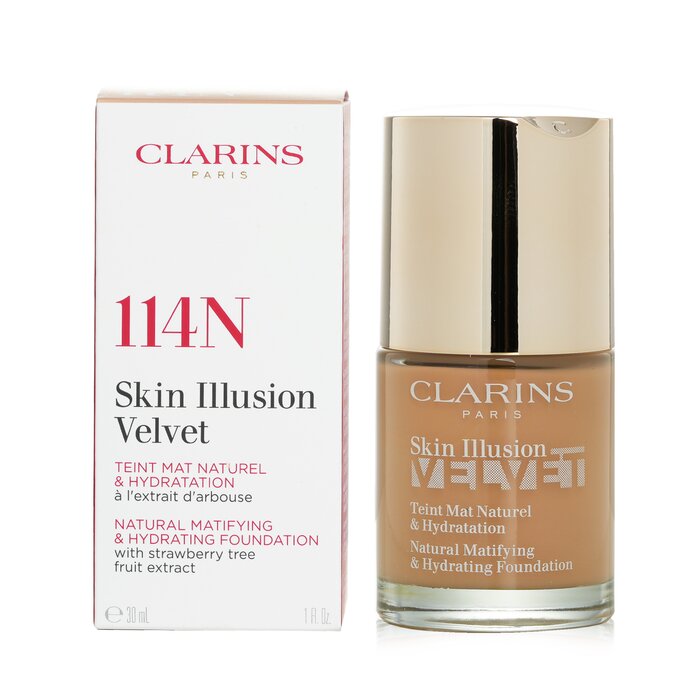 Skin Illusion Velvet Natural Matifying & Hydrating Foundation - # 114n - 30ml/1oz