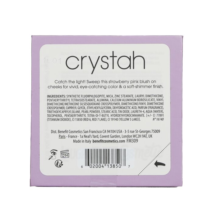 Crystah Strawberry Pink Blush - 6g/0.21oz