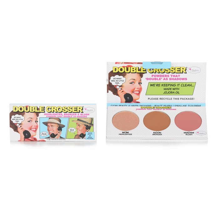 Double Crosser (highlighter, Bronzer & Blush) - 8.5g/0.29oz