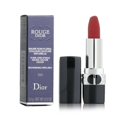 Rouge Dior Floral Care Refillable Lip Balm - # 999 (matte Balm) - 3.5g/0.12oz