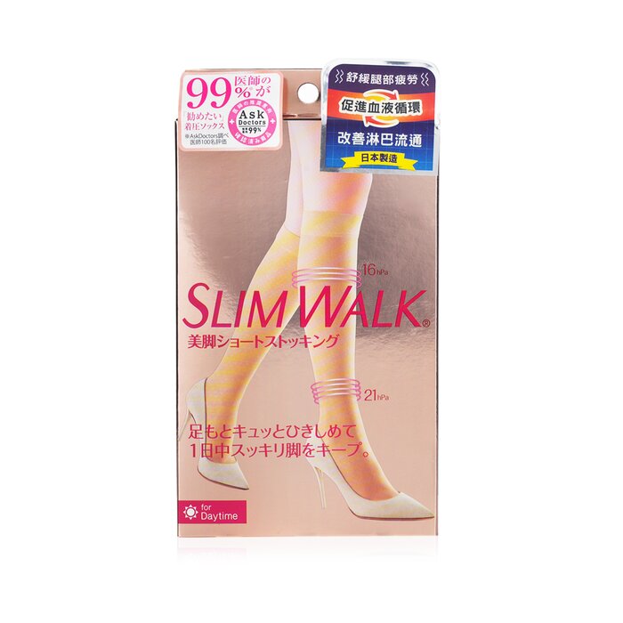 Compression Stockings For Beautiful Legs - # Beige (size:m-l) - 1pair