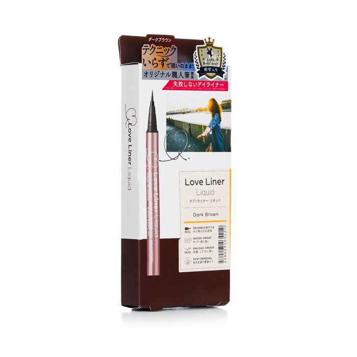 Liquid Eyeliner - # Dark Brown - 0.55ml/0.02oz