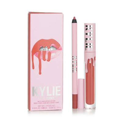 Matte Lip Kit: Matte Liquid Lipstick 3ml + Lip Liner 1.1g - # 505 Autumn Matte - 2pcs