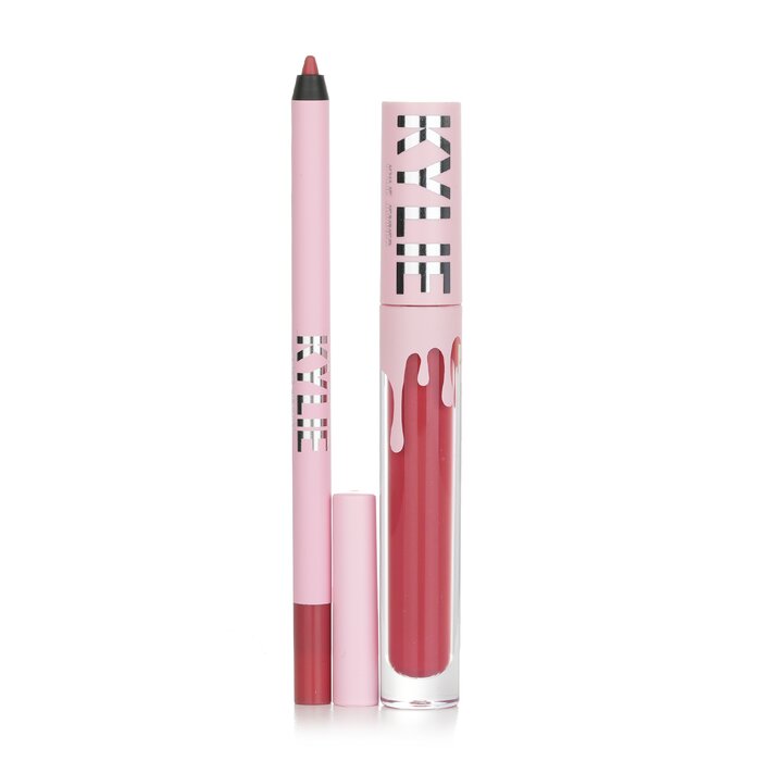 Matte Lip Kit: Matte Liquid Lipstick 3ml + Lip Liner 1.1g - 