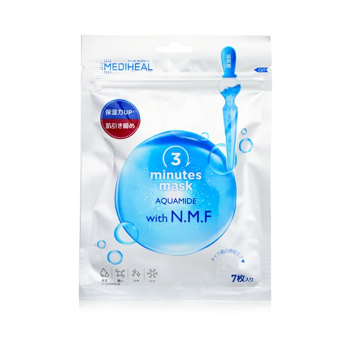 3 Minutes Mask Aquamide With N.m.f (japan Version) - 7pcs