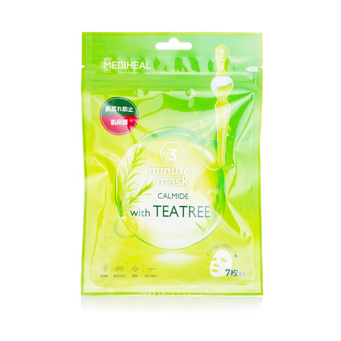 3 Minutes Mask Calmide With Tea Tree (japan Version) - 7pcs