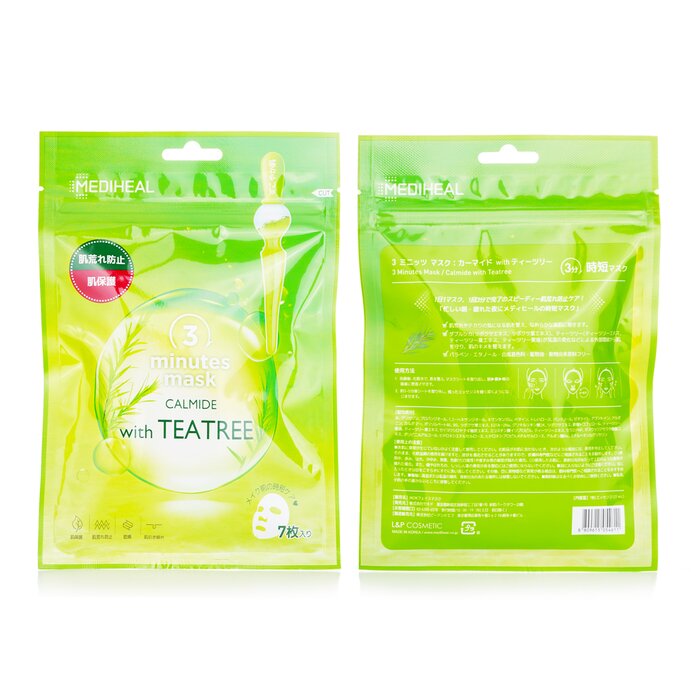 3 Minutes Mask Calmide With Tea Tree (japan Version) - 7pcs