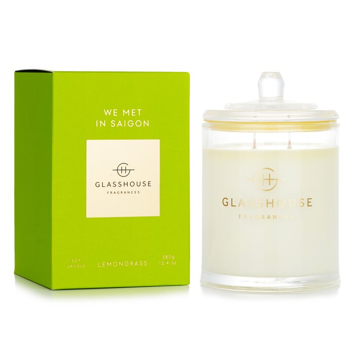 Triple Scented Soy Candle - We Met In Saigon (lemongrass) - 380g/13.4oz