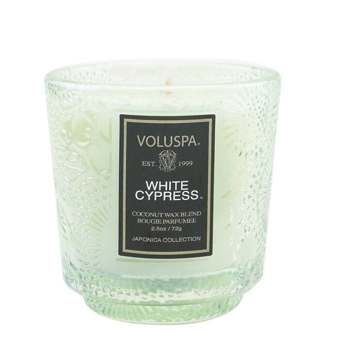 Petite Pedestal Candle - White Cypress ( Unboxed ) - 72g/2.5oz