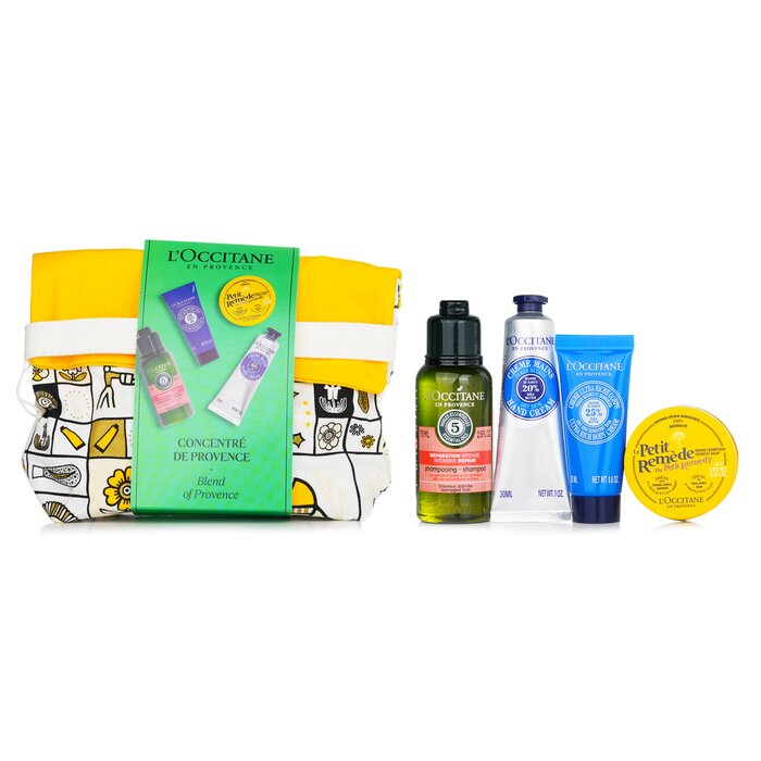 Concentre De Provence Body Set: - 4pcs+ 1bag