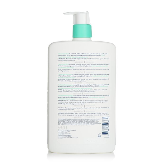 Foaming Cleanser For Normal To Oily Skin (with Pump) - 1000ml/33.8oz