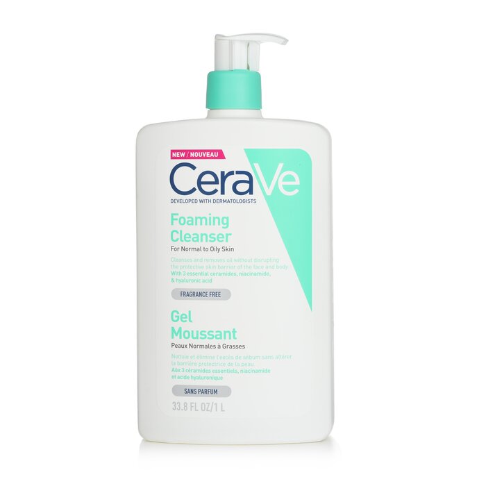 Foaming Cleanser For Normal To Oily Skin (with Pump) - 1000ml/33.8oz