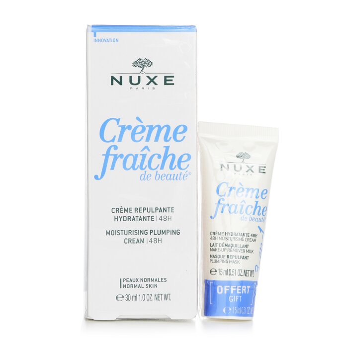 Creme Fraiche De Beaute 48hr Moisturising Plumping Cream Gift Set (for Normal Skin) - 30ml+15ml