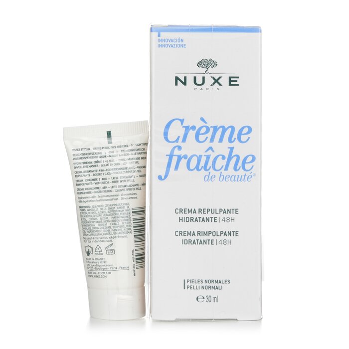 Creme Fraiche De Beaute 48hr Moisturising Plumping Cream Gift Set (for Normal Skin) - 30ml+15ml