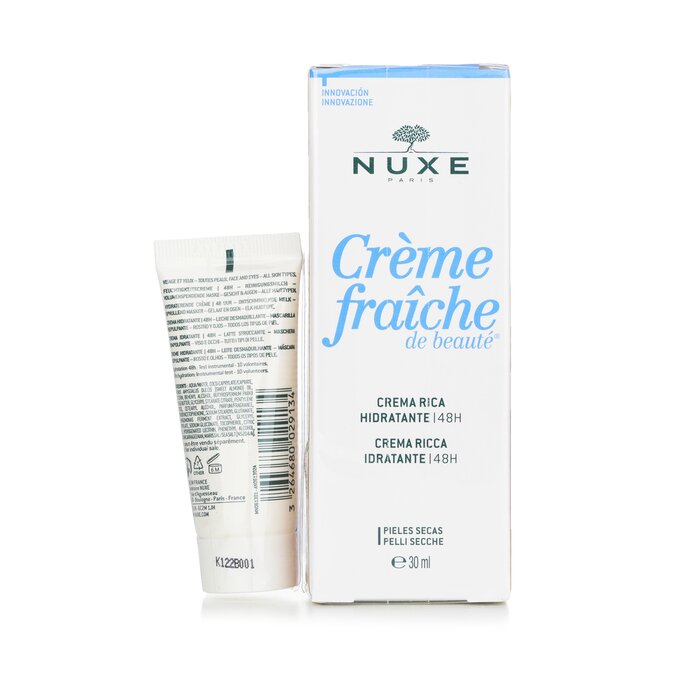 Creme Fraiche De Beaute 48hr Moisturising Rich Cream Gift Set (for Dry To Very Skin, Even Sensitive) - 30ml+15ml