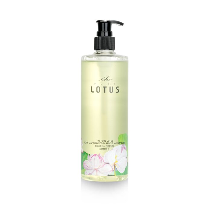 Lotus Leaf Shampoo - For Middle & Dry Scalp - 420ml