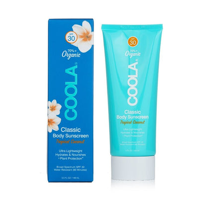 Classic Body Organic Sunscreen Lotion Spf 30 - Tropical Coconut (exp Date: 05/2023) - 148ml/5oz