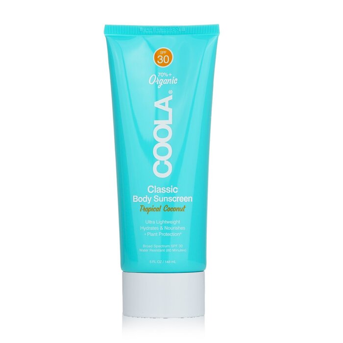 Classic Body Organic Sunscreen Lotion Spf 30 - Tropical Coconut (exp Date: 05/2023) - 148ml/5oz