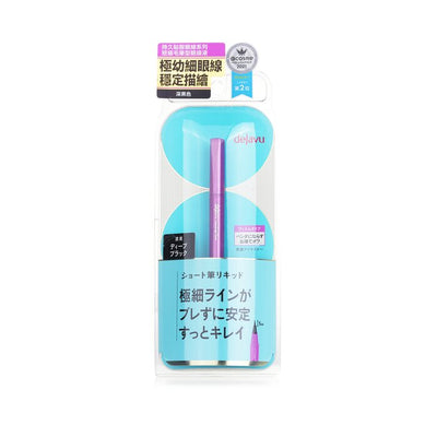 Lasting Fine E Short Brush Liquid Eyeliner - #1 Deep Black - 0.52ml