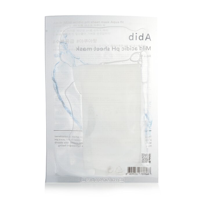 Mild Acidic Ph Sheet Mask - Aqua Fit - 30mlx10pcs