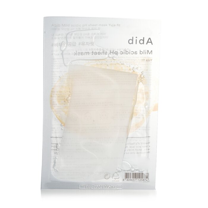 Mild Acidic Ph Sheet Mask - Yuja Fit - 30mlx10pcs