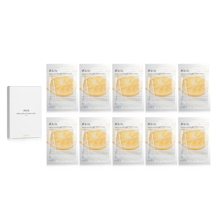 Mild Acidic Ph Sheet Mask - Yuja Fit - 30mlx10pcs