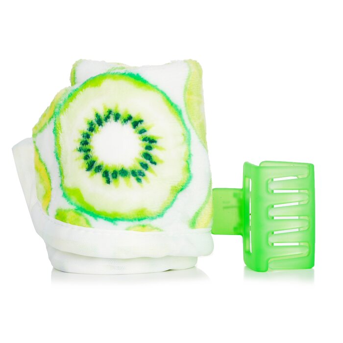 Key Lime Set (1x Makeup Eraser Cloth + 1x Hair Clip + 1x Bag) - 2pcs+1bag