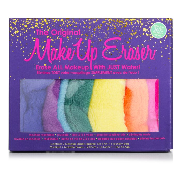 Holidaze 7 Day Set (7x Mini Makeup Eraser Cloth + 1x Bag) - 7pcs+1bag