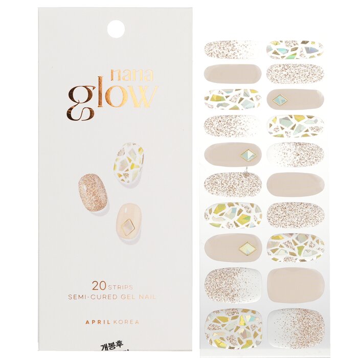 Nanaglow Nail Sticker - # Gn08 - 20pcs