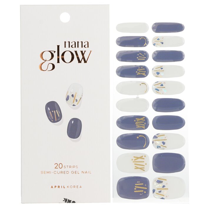 Nanaglow Nail Sticker - # Gn12 - 20pcs