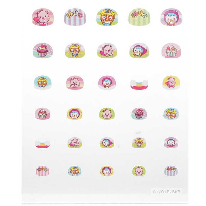 Pororo Nail Sticker - # Pr 03 - 1pack