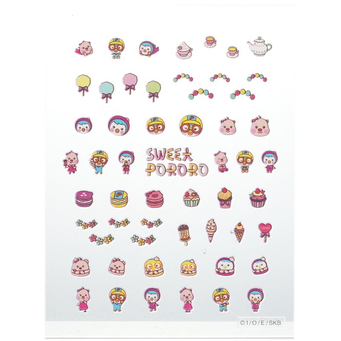 Pororo Nail Sticker - # Pr 08 - 1pack