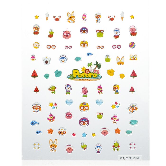 Pororo Nail Sticker - # Pr 09 - 1pack