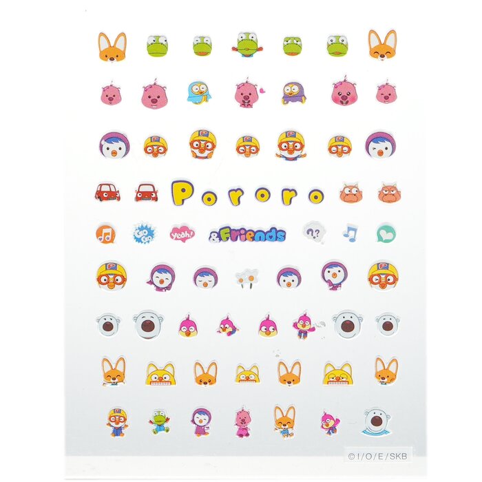 Pororo Nail Sticker - # Pr 10 - 1pack